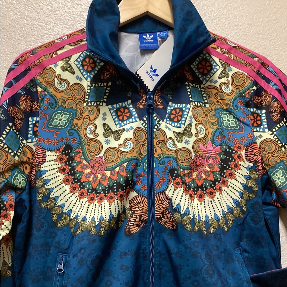 Adidas X Farm Rio Brazil jacket Borbomix Butterfly limited edition - Picture 2 of 16